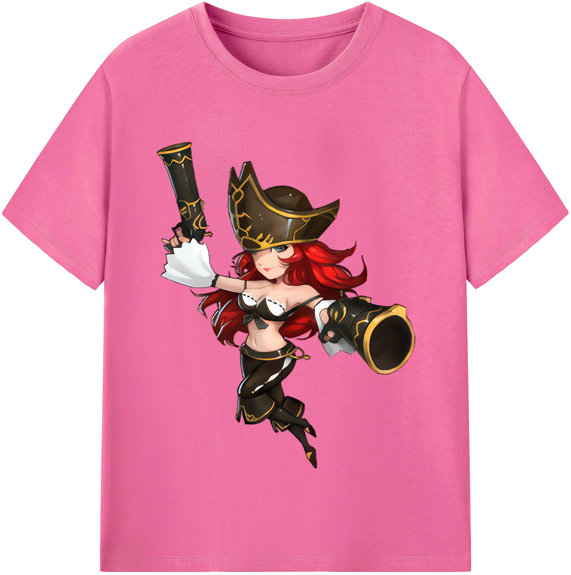 （画像用） リーグ・オブ・レジェンド League of Legends LOL レディースカジュアルプリントTシャツ（綿100％）